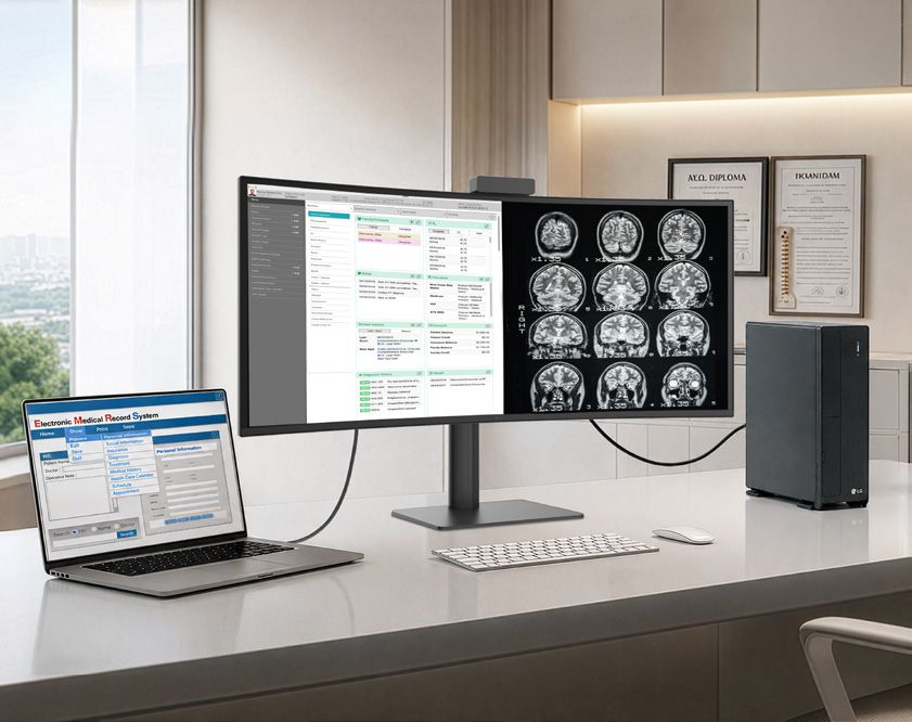 Monitor de diagnóstico médico curvo de 40 pulgadas LG